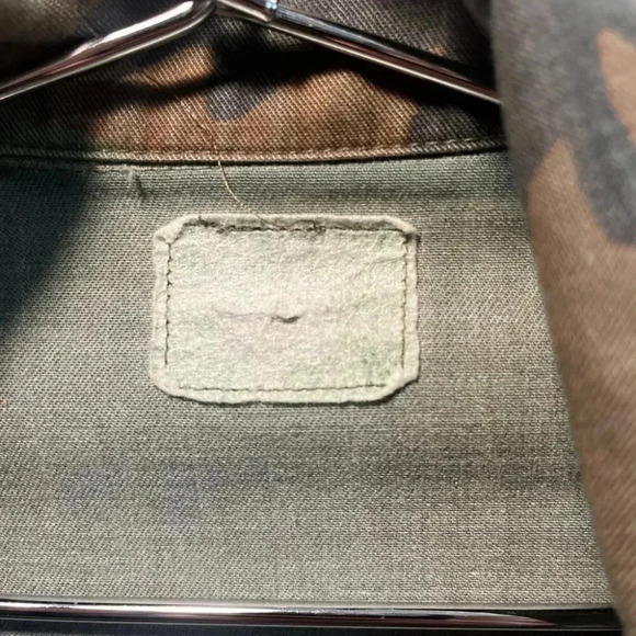 Vintage | USMC Camo Print Jacket - Green & Brown / Sz S - Picture 7 of 9